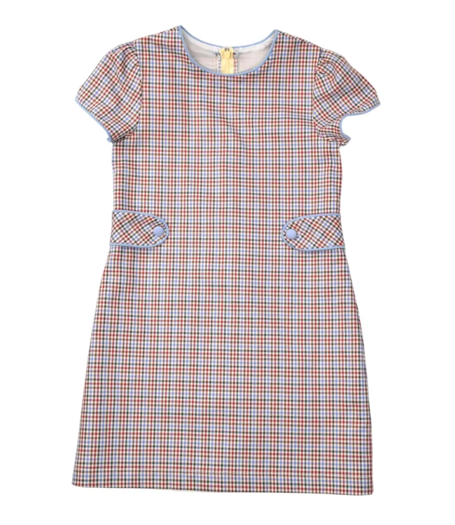 Autumn Plaid A-line Dress