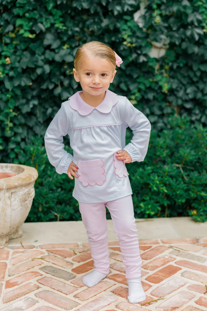 Scallop Pocket Tunic Set
