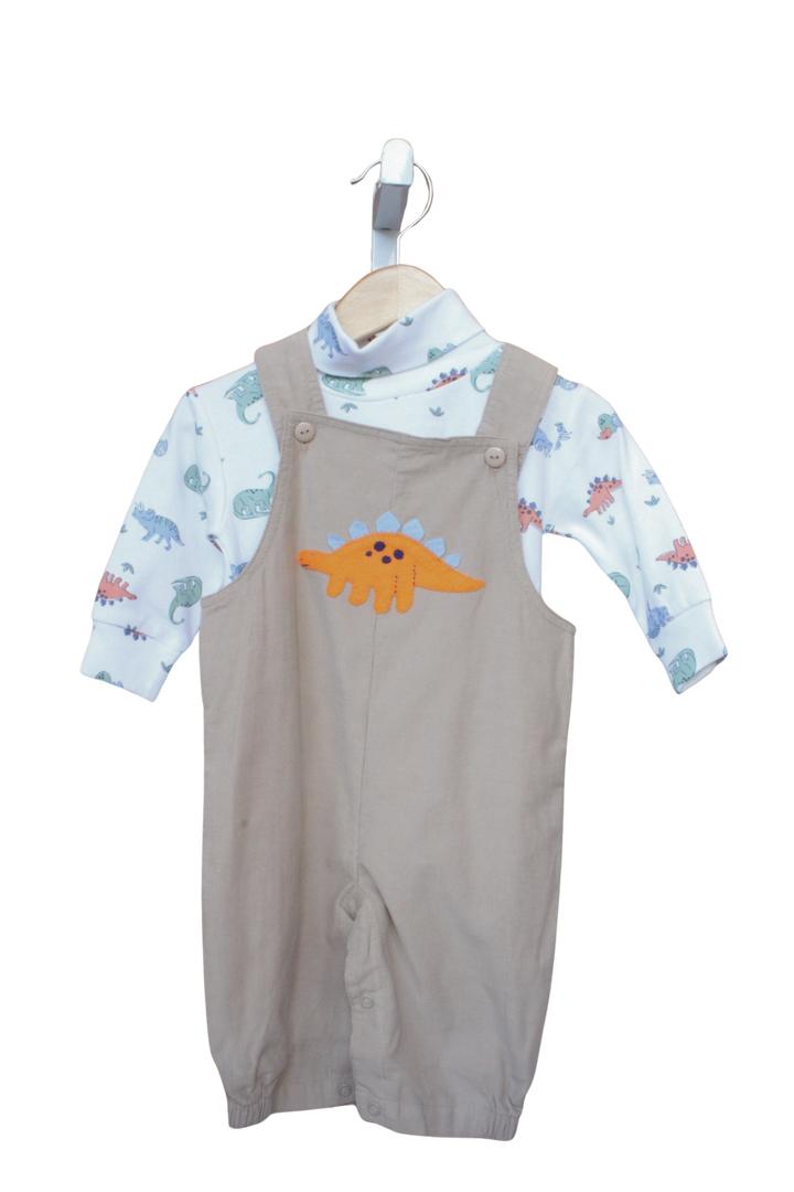 Cord. Romper Dino Set