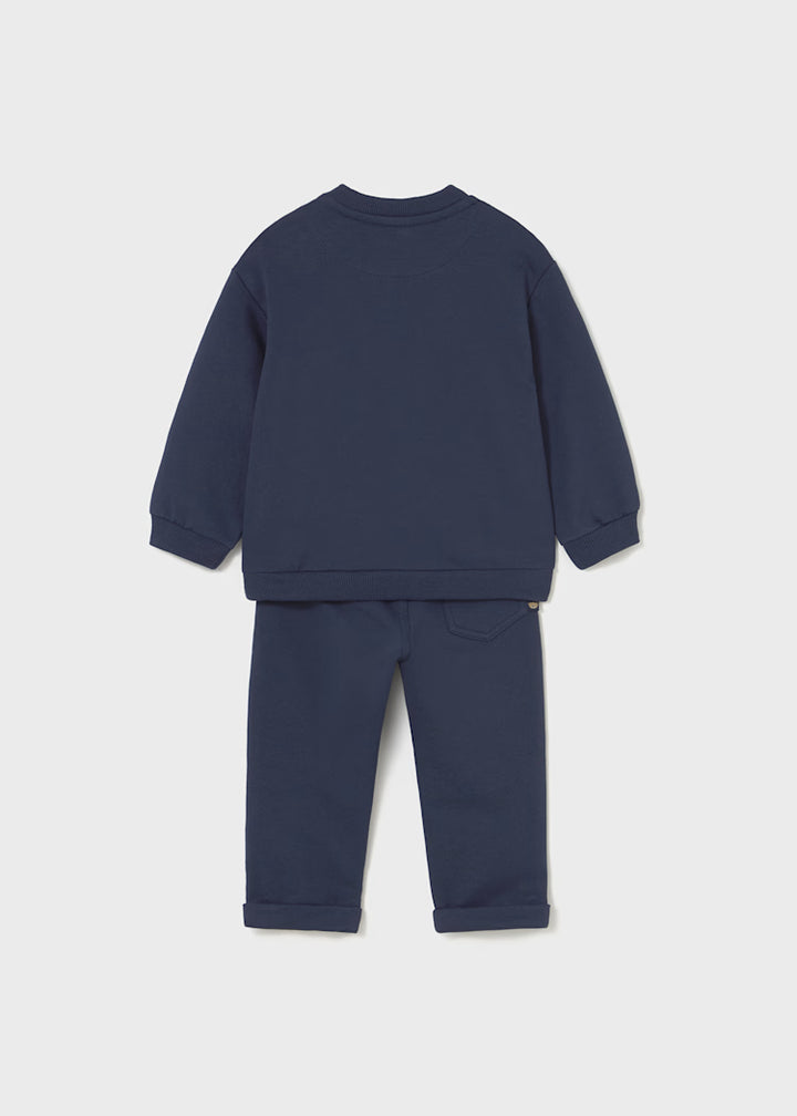 Navy Bear Sweat Set
