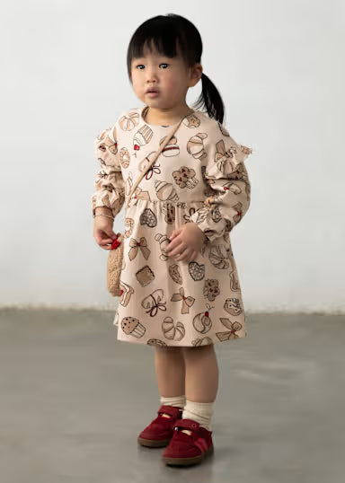 2936 Croissant Dress w/ Bag