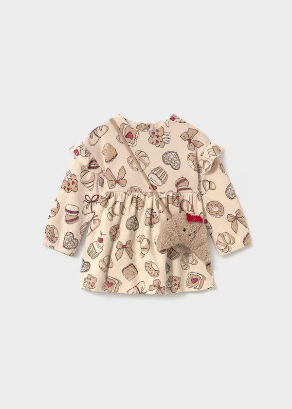 2936 Croissant Dress w/ Bag