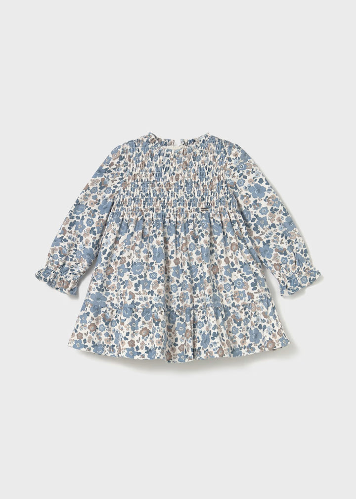 Baby Ruffled Velvet Dress
