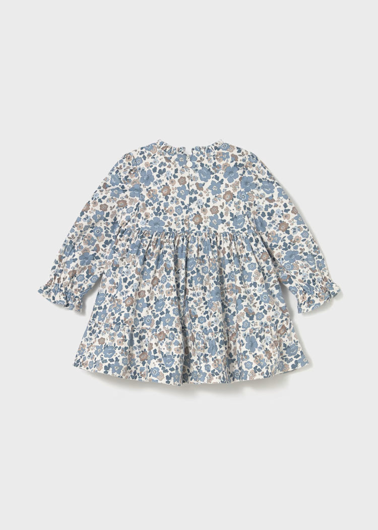 Baby Ruffled Velvet Dress