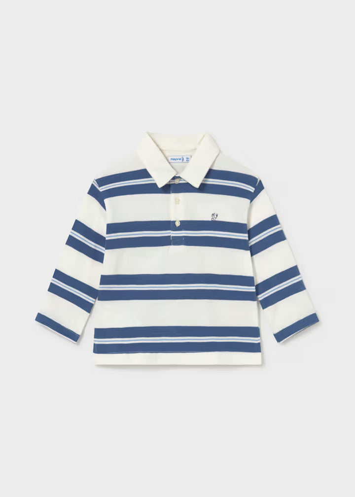 2103 Long Sleeve Stripe Polo
