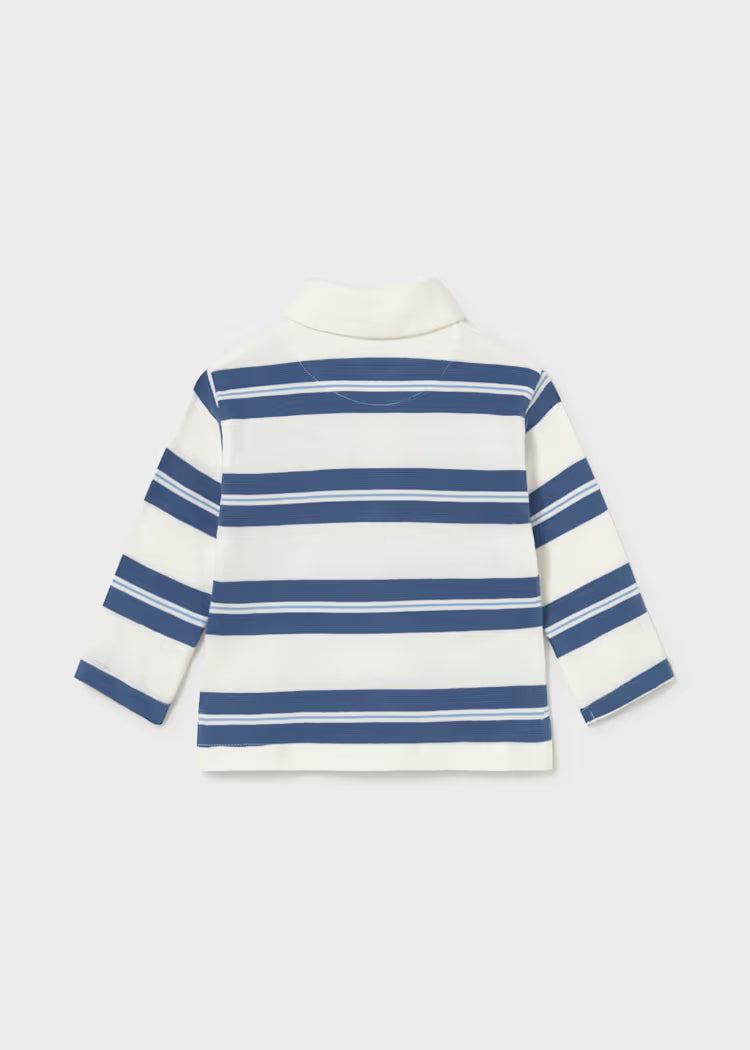 2103 Long Sleeve Stripe Polo