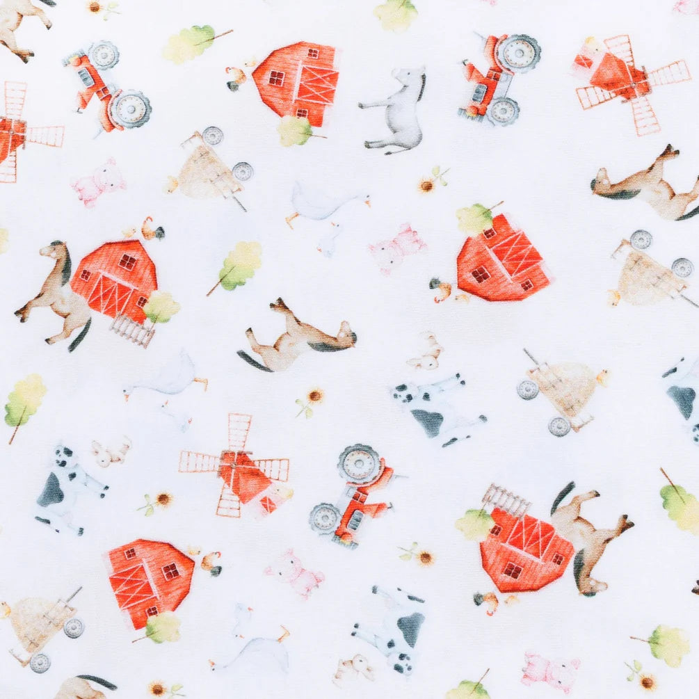 Barnyard Zipper Footie