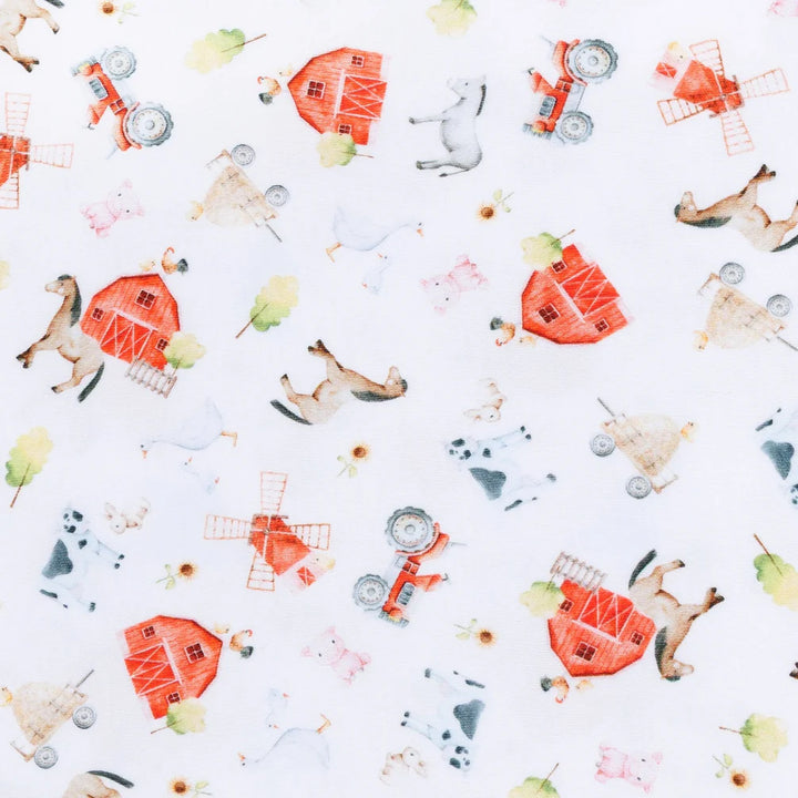 Barnyard Zipper Footie