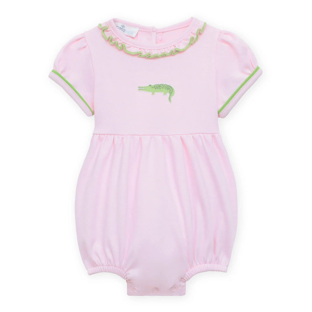 Bayou Baby Ruffle Bubble - Pink