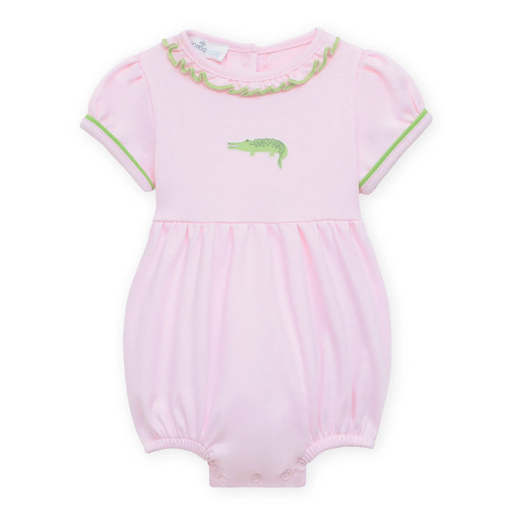 Bayou Baby Ruffle Bubble - Pink