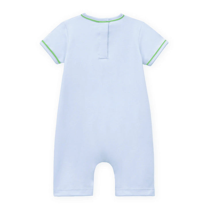 Bayou Baby Short Playsuit - Light Blue