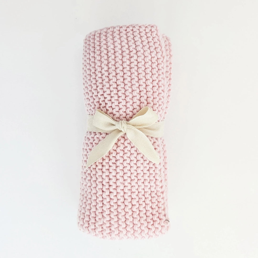 Garter Stitch Knit Blanket
