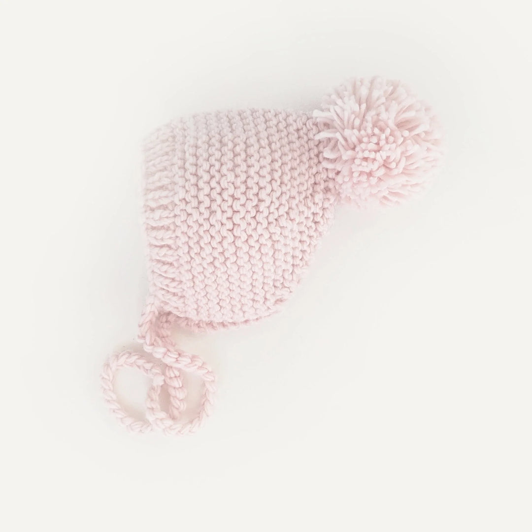 Garter Stitch Knit Bonnet