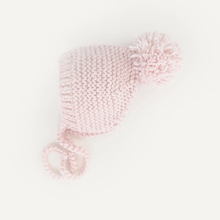 Garter Stitch Knit Bonnet