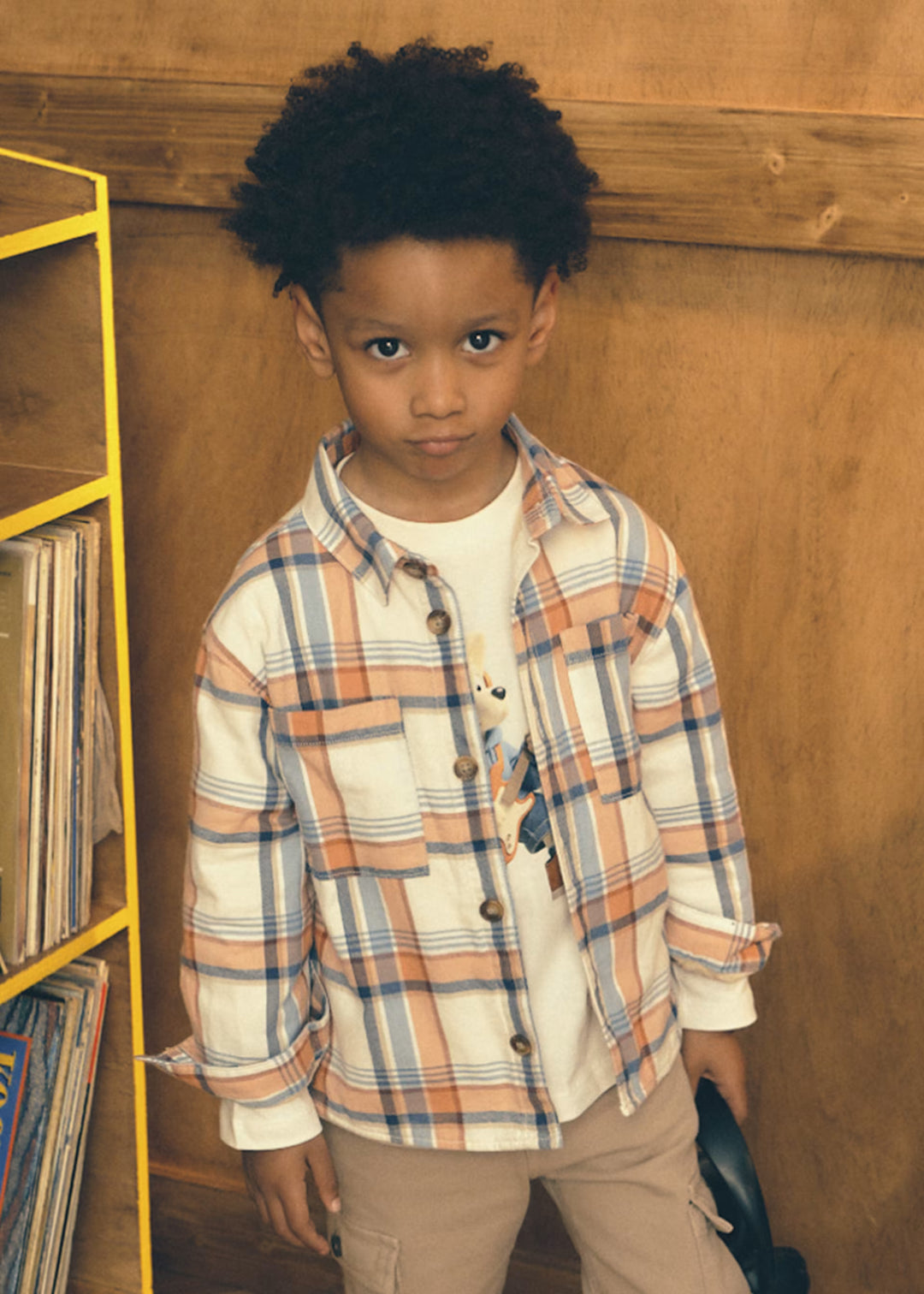 4142 Plaid Overshirt Nectar