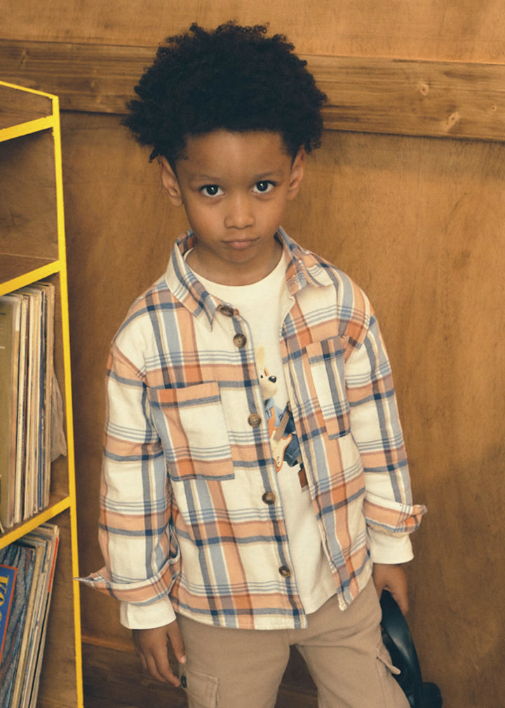 4142 Plaid Overshirt Nectar