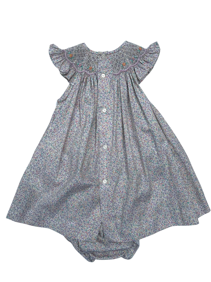 Floral Print Smock Bishop