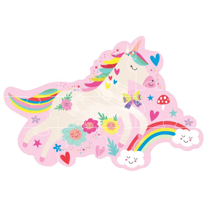 Rainbow Fairy 12pc Shaped Puzzle