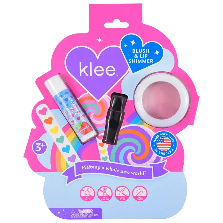 Rainbow Glitz Blush and Lip Shimmer Set