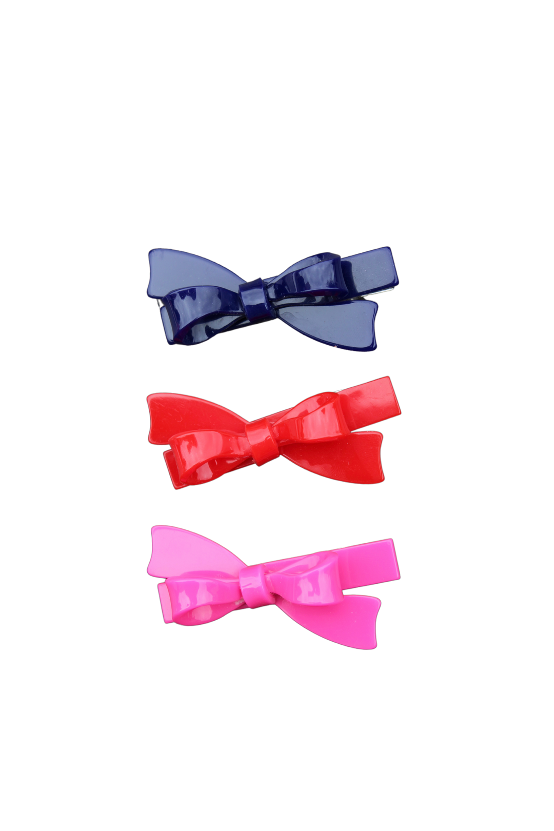 Bow Hair Clips Set of 3