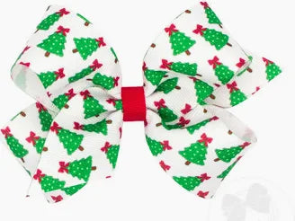 Med Xmas Print Bow