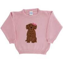 Pink Doodle Crew Neck Sweater