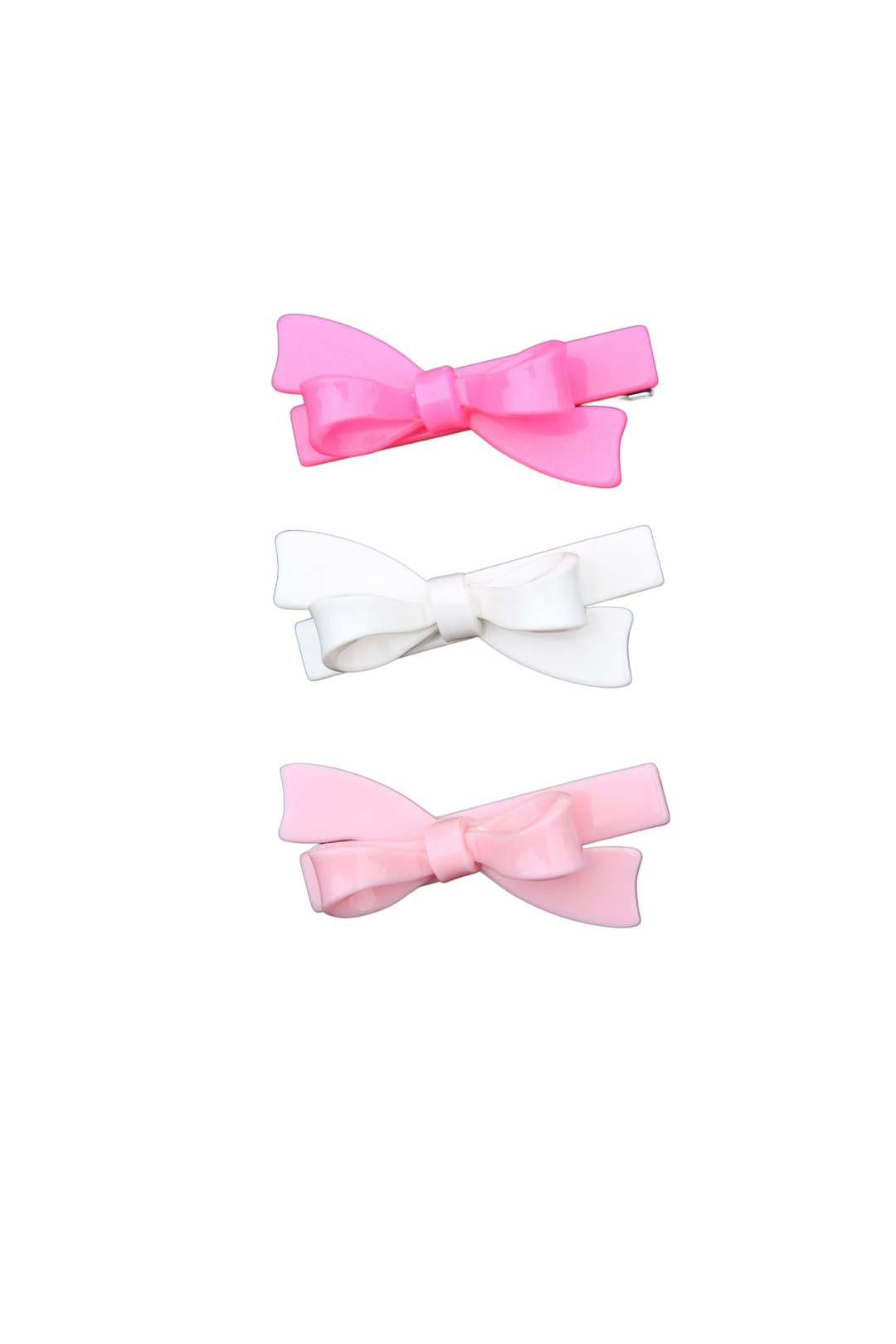 Bow Hair Clips Set of 3
