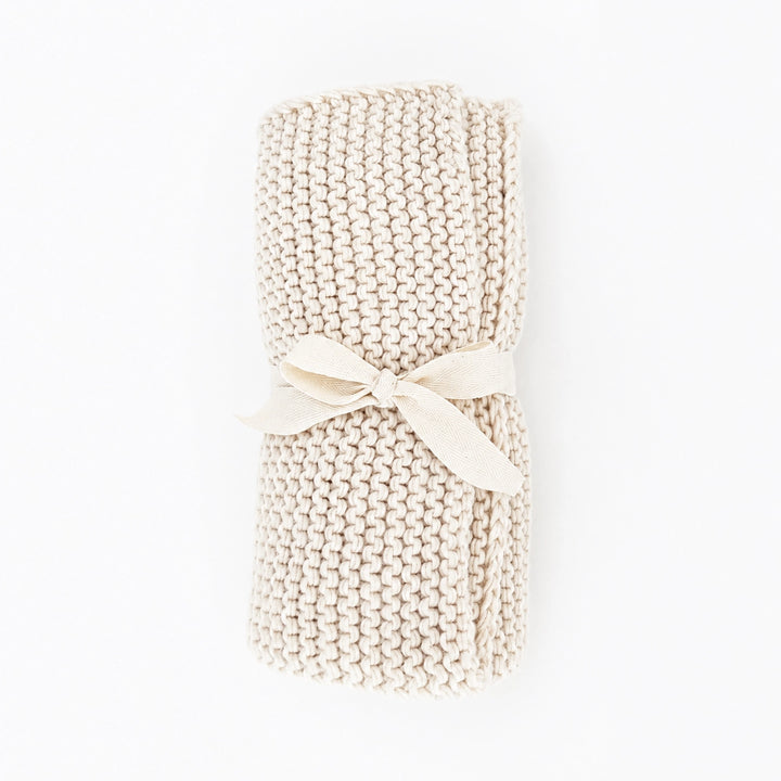 Natural Garter Garter Stitch Knit