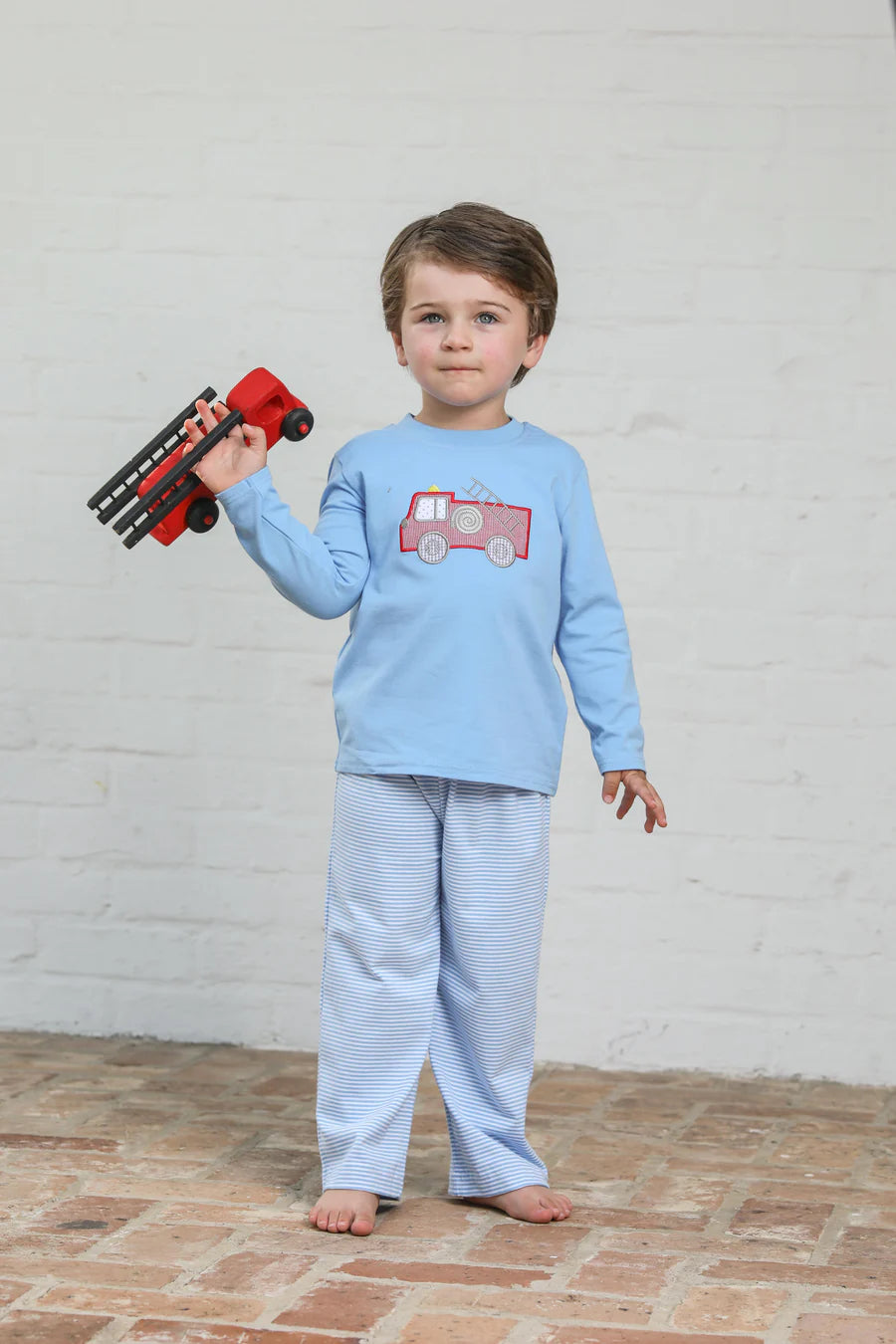 Fire Truck Pants Set
