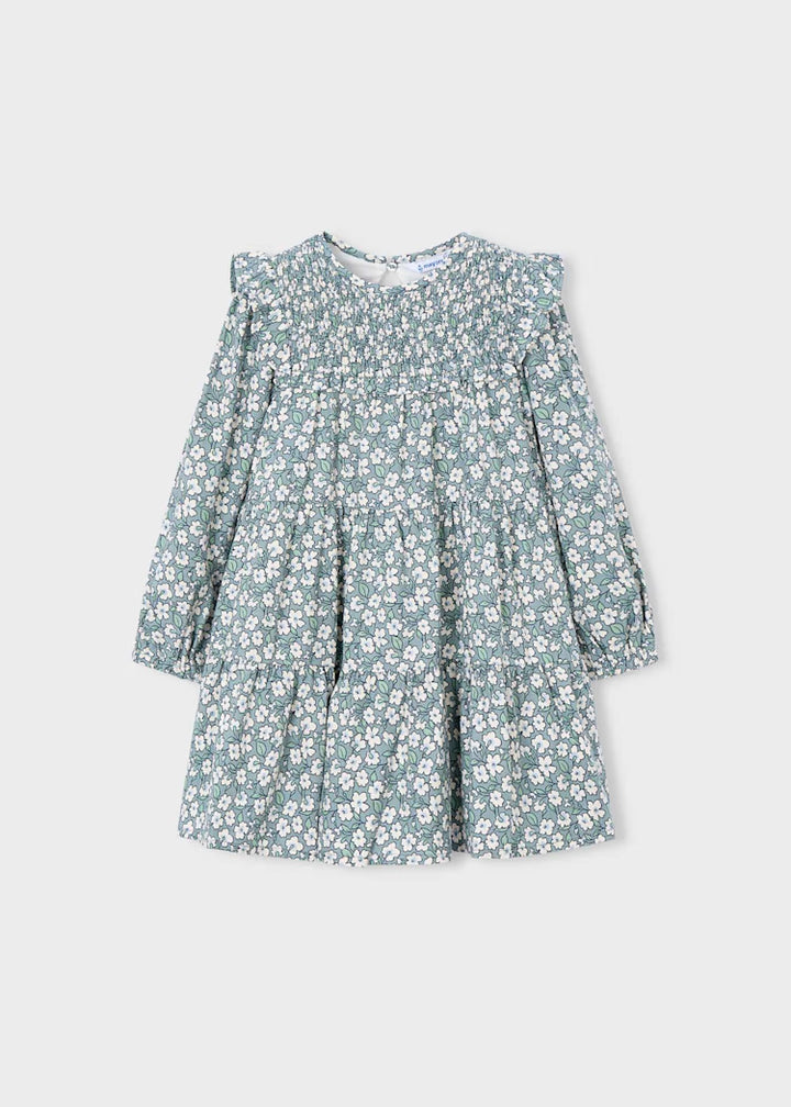 Green Floral Printed Dress