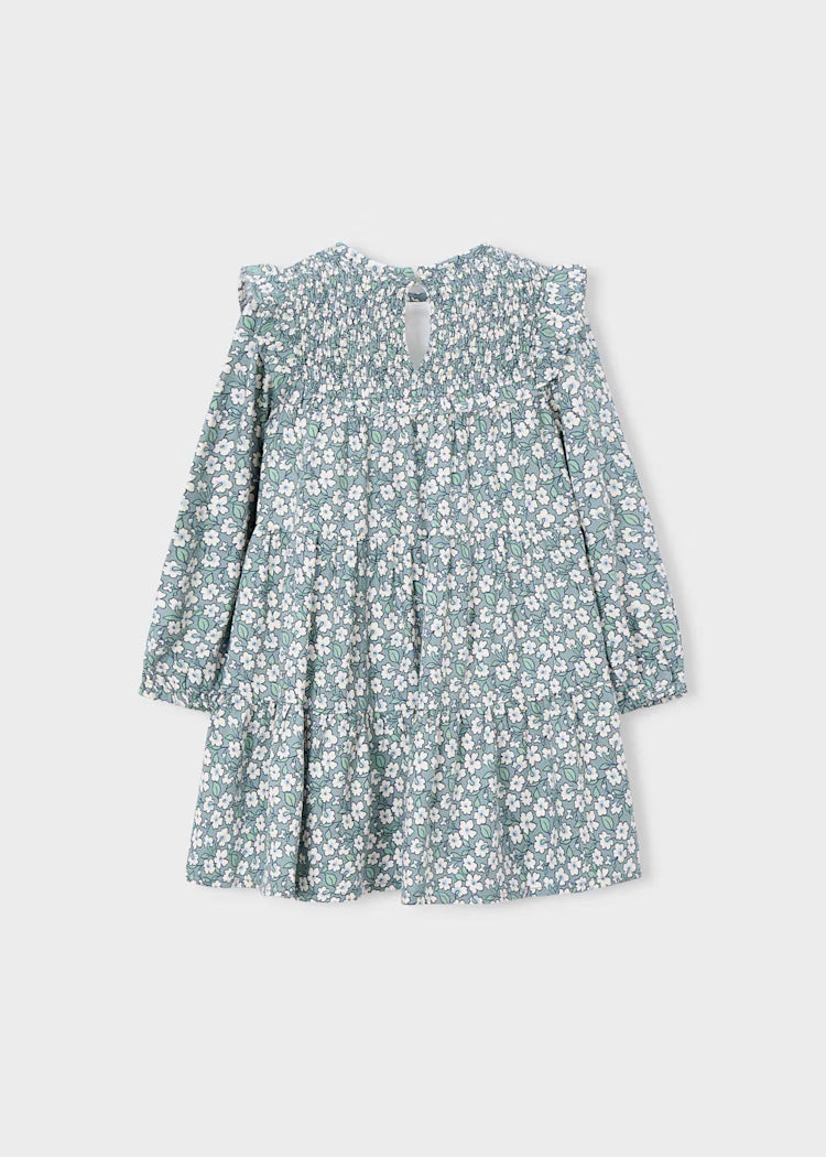 Green Floral Printed Dress