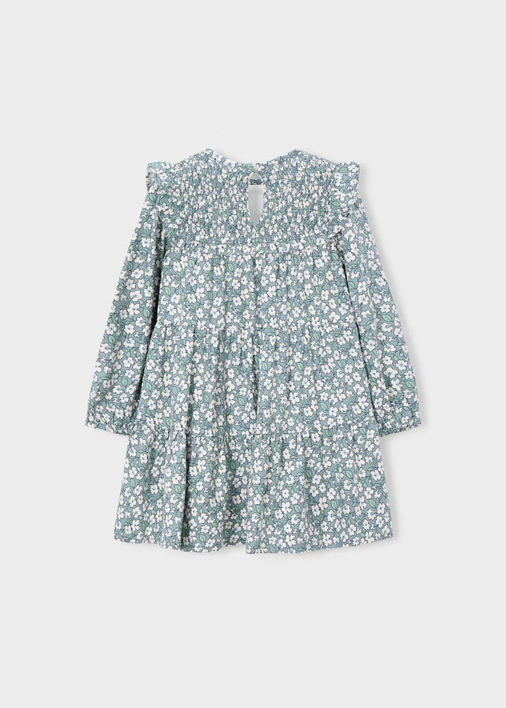Green Floral Printed Dress