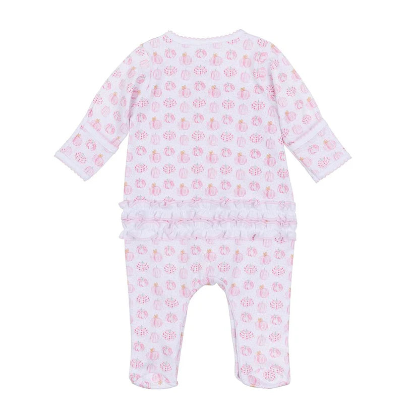 Precious Pumpkins Zipper Footie