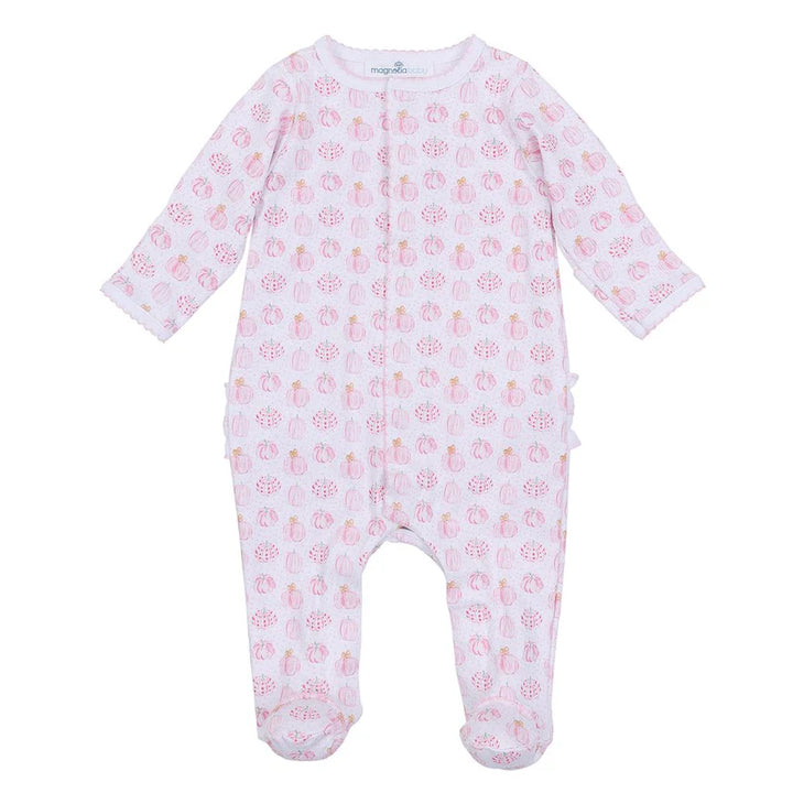 Precious Pumpkins Zipper Footie