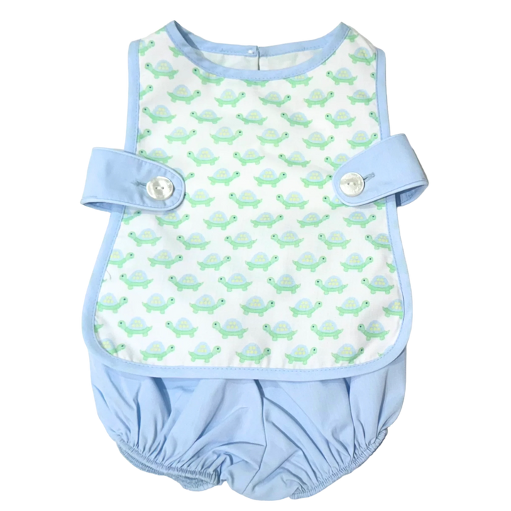 Boy Turtle Bloomer Set