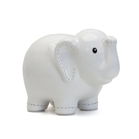 Large Stitched Elephant Bank