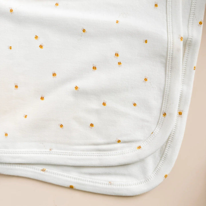 Layette Knit Blanket - Bee