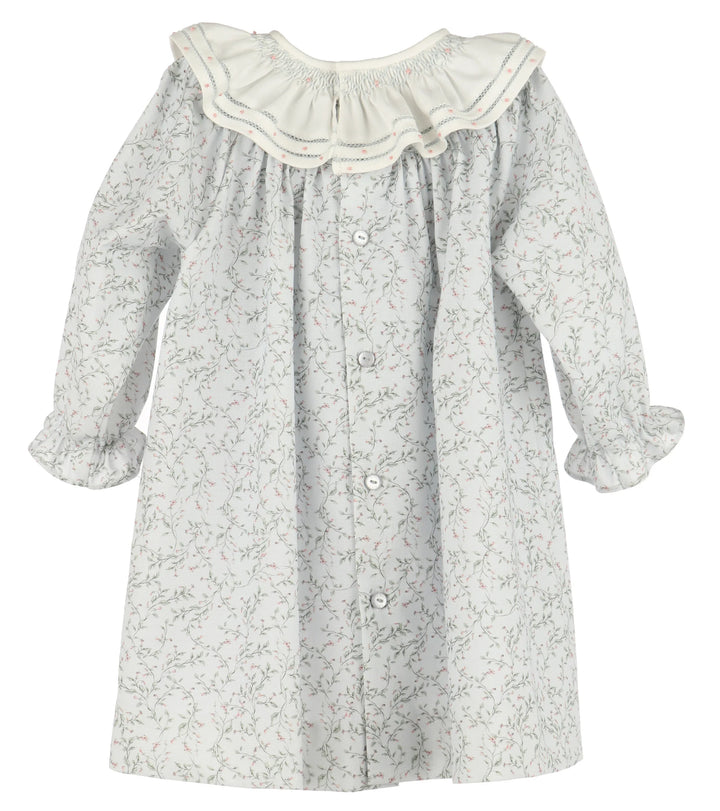 Blue Willow Floral Smock Float