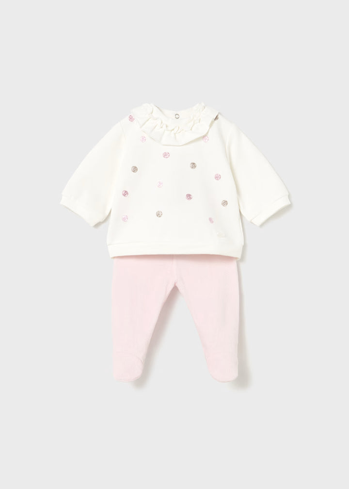 Girl Pants and Sweatshirt Set