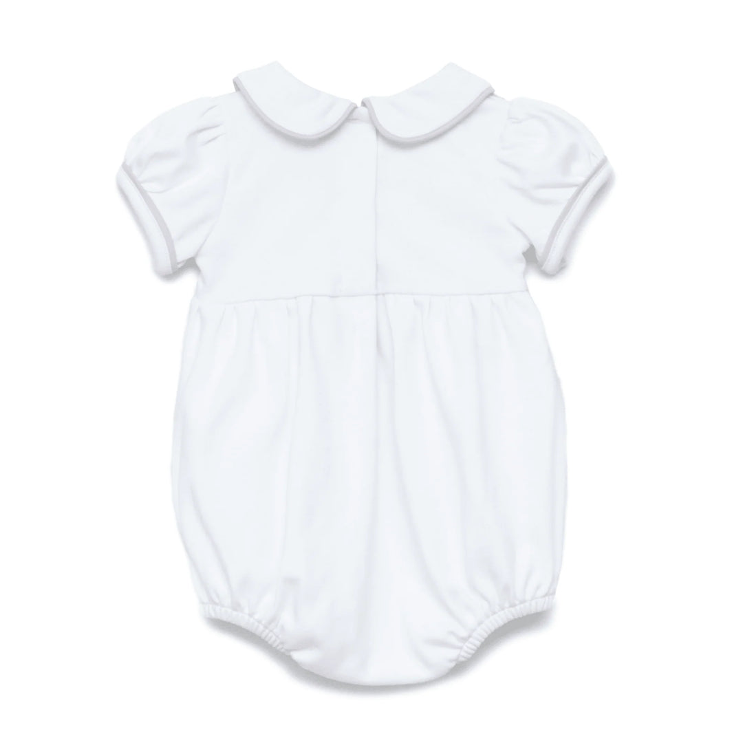 Poppy Smocked Bubble- Pink
