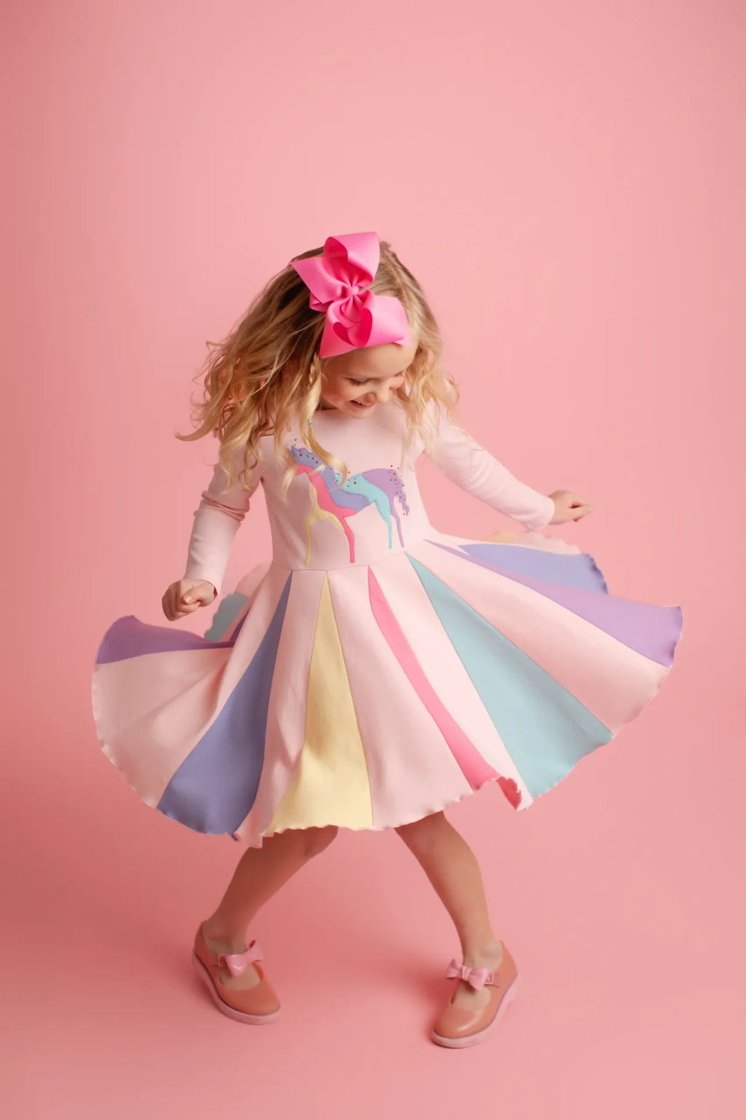 Unicorn Princess Dress-Rose Shadow