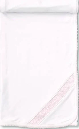 Blanket w/Hand SMK Wht/Pink