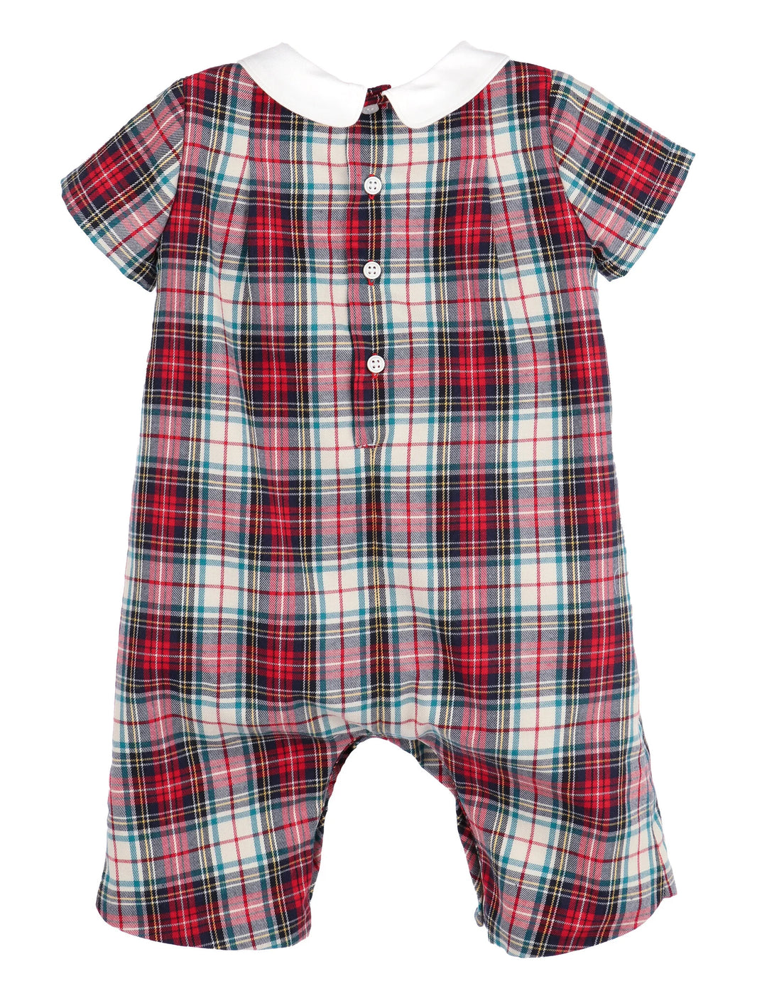 Red Gingerbread Plaid Boy Longall