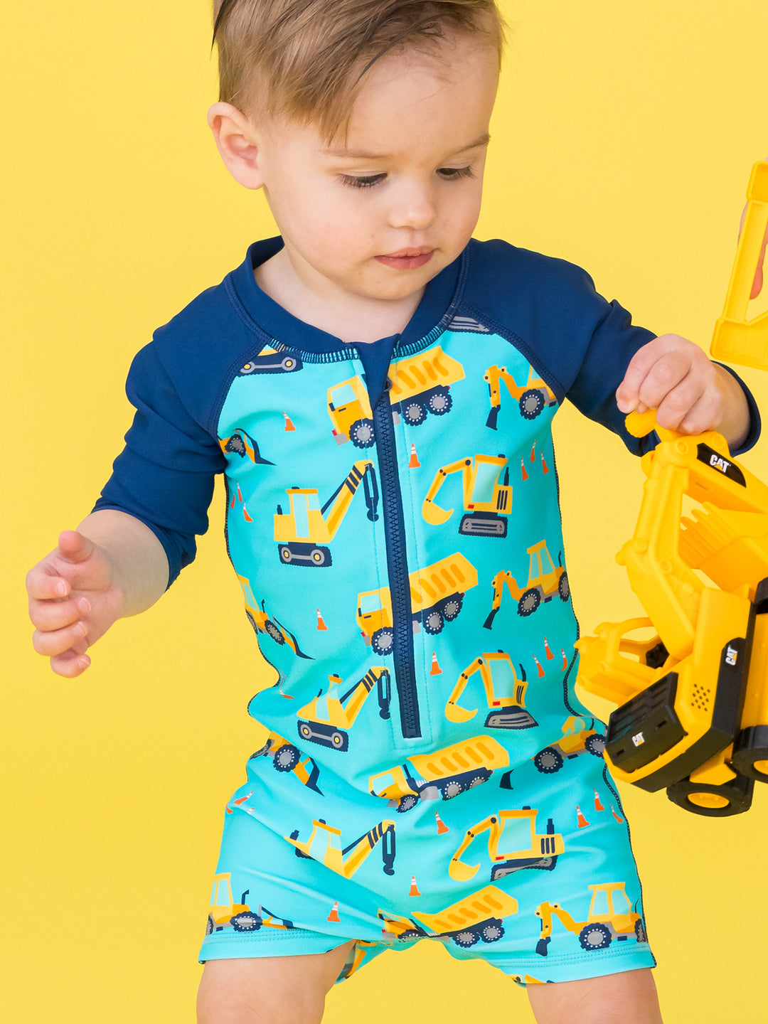 Construction Boys One Piece