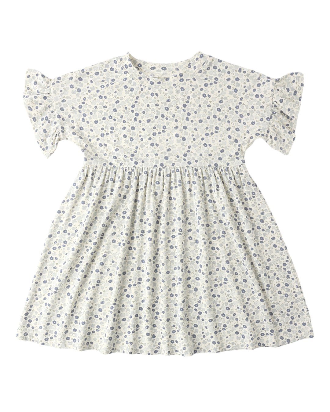 Babydoll Dress Blue Ditsy