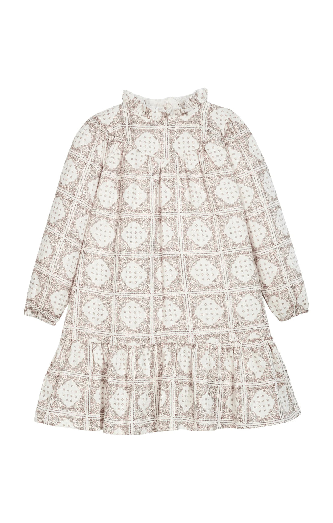 Jody Dress - Stone Patchwork