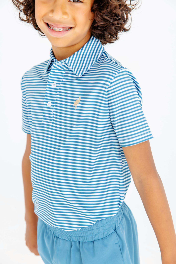 Prepletic™ Prim and Proper Polo Sumner County Stripe