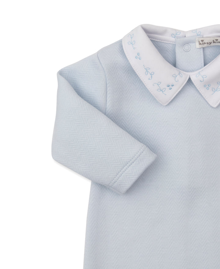 Sweet Homecoming Jacquard Footie