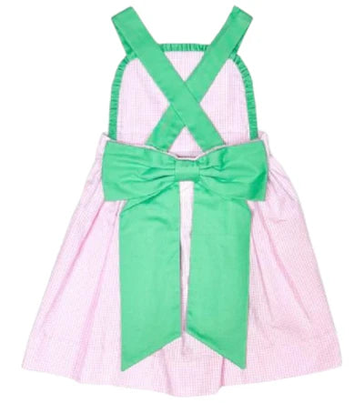 Watermelon Ruffle Seersucker Dress