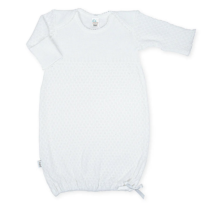 Newborn Overlap Shoulder Gown